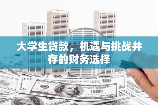 山西大学生贷款，机遇与挑战并存的财务选择