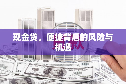 山西现金贷，便捷背后的风险与机遇