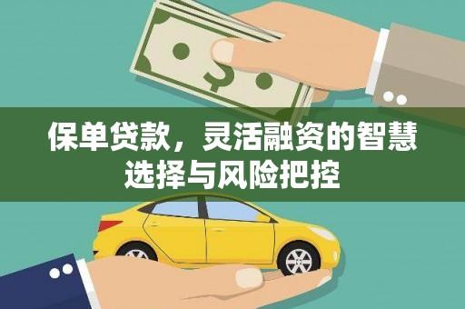 山西保单贷款，灵活融资的智慧选择与风险把控