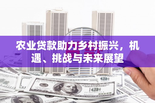 山西农业贷款助力乡村振兴，机遇、挑战与未来展望