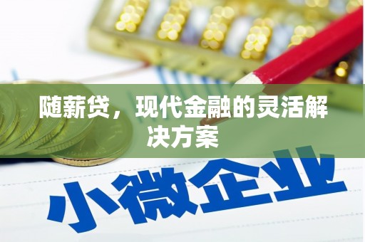 山西随薪贷，现代金融的灵活解决方案