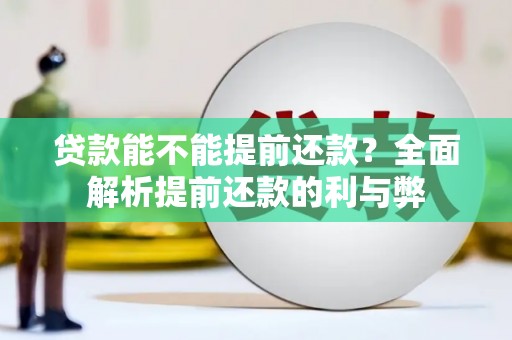 山西贷款能不能提前还款？全面解析提前还款的利与弊