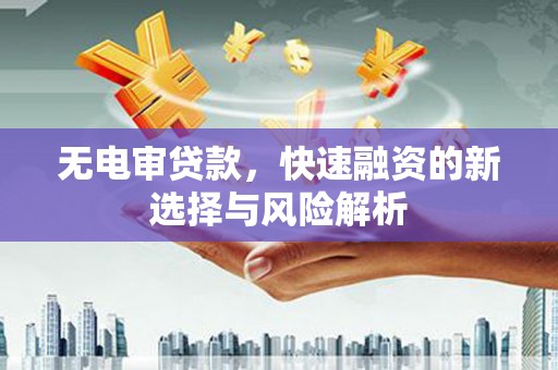 山西无电审贷款，快速融资的新选择与风险解析