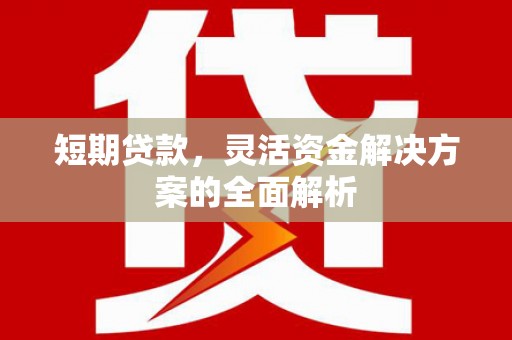 山西短期贷款，灵活资金解决方案的全面解析