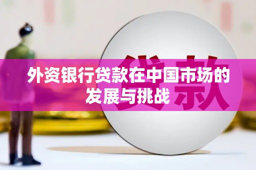 山西外资银行贷款在中国市场的发展与挑战