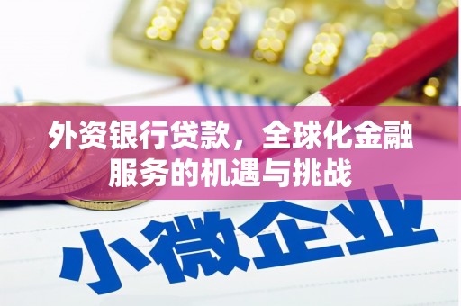 山西外资银行贷款，全球化金融服务的机遇与挑战