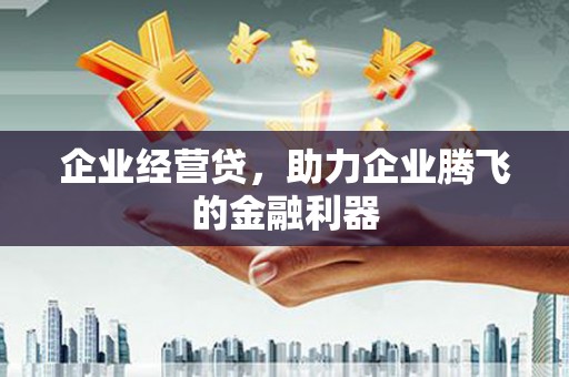 山西企业经营贷，助力企业腾飞的金融利器