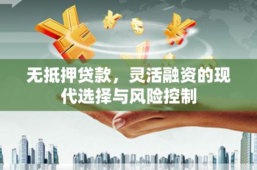 山西无抵押贷款，灵活融资的现代选择与风险控制