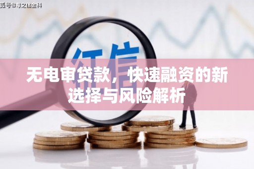 山西无电审贷款，快速融资的新选择与风险解析