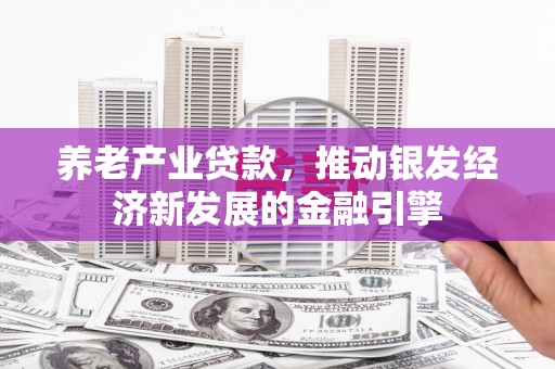山西养老产业贷款，推动银发经济新发展的金融引擎