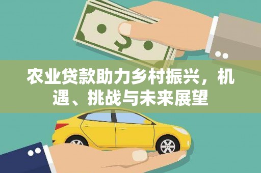 山西农业贷款助力乡村振兴，机遇、挑战与未来展望
