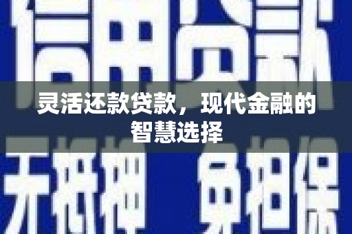 山西灵活还款贷款，现代金融的智慧选择