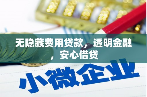 山西无隐藏费用贷款，透明金融，安心借贷