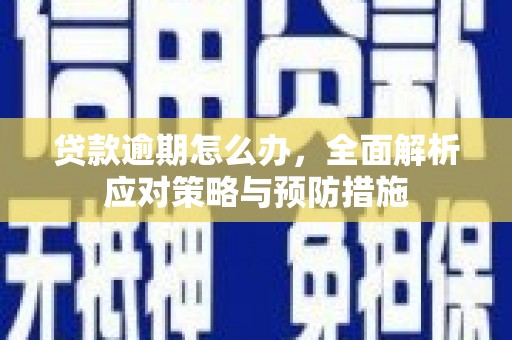 山西贷款逾期怎么办，全面解析应对策略与预防措施