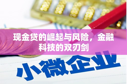 山西现金贷的崛起与风险，金融科技的双刃剑