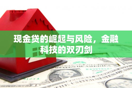 山西现金贷的崛起与风险，金融科技的双刃剑