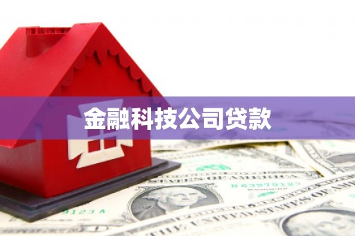 山西金融科技公司贷款