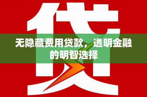 山西无隐藏费用贷款，透明金融的明智选择