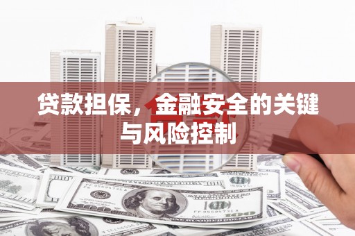 山西贷款担保，金融安全的关键与风险控制