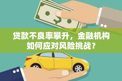山西贷款不良率攀升，金融机构如何应对风险挑战？
