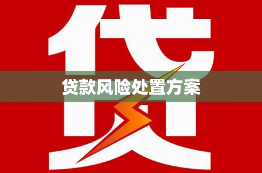 山西贷款风险处置方案