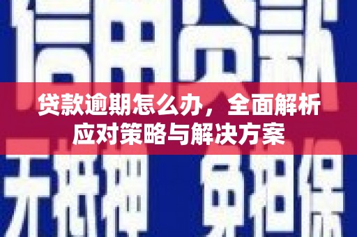 山西贷款逾期怎么办，全面解析应对策略与解决方案