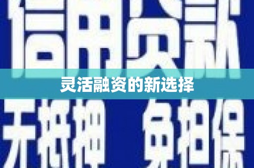 山西灵活融资的新选择