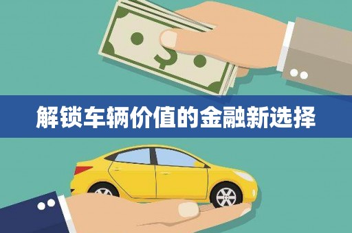山西解锁车辆价值的金融新选择